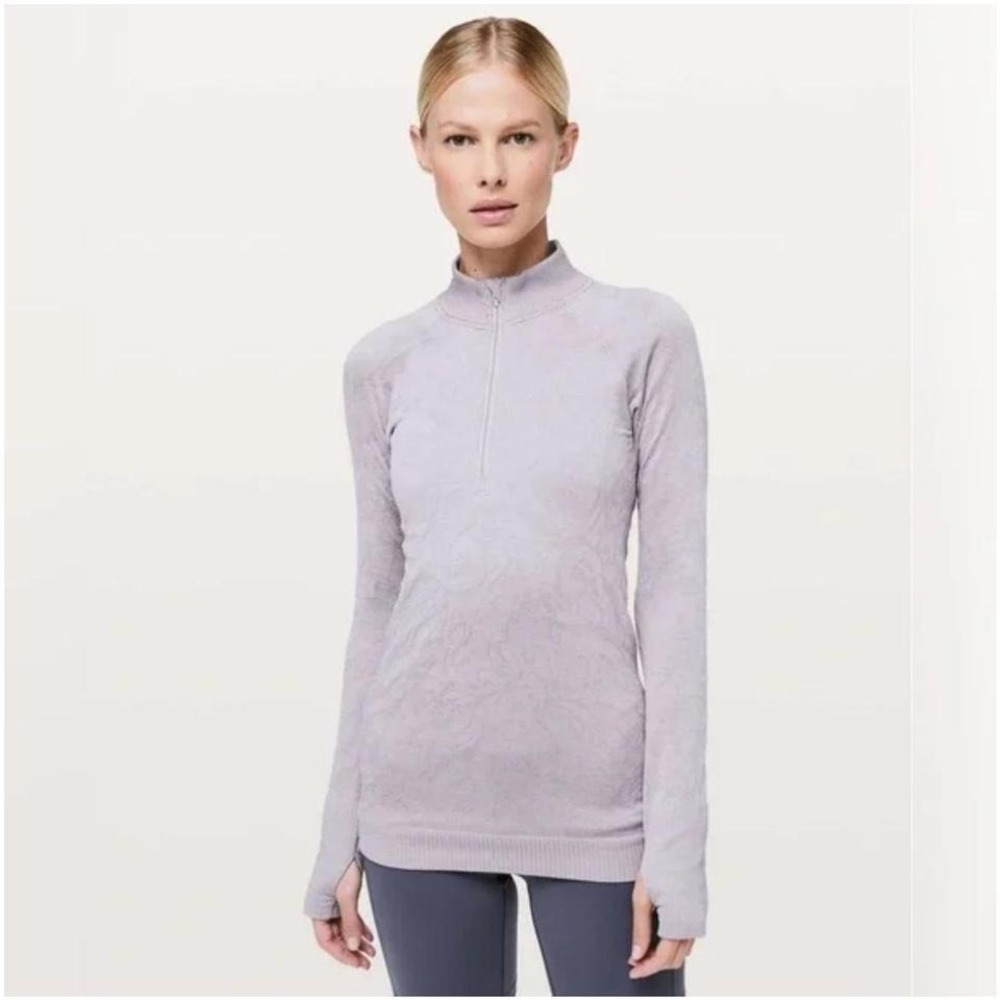 Lululemon Athletica Rest‎ Less 1/4 Zip Purple